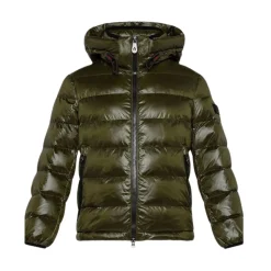 Lichtgewicht donsjack met afneembare capuchon