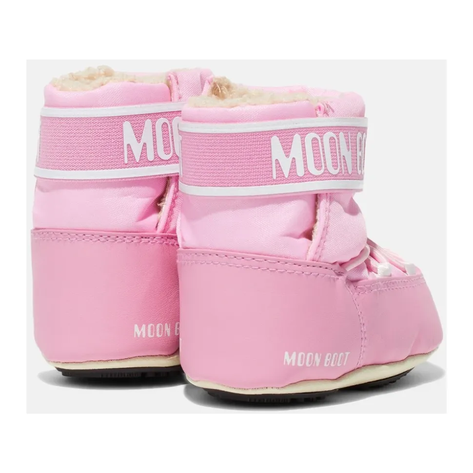 Lichtroze Nylon Wieg Schoenen