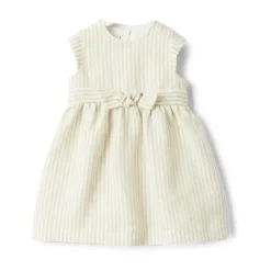 Linnen Jurk Korte Mouw