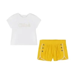 Linnen Shorts en T-shirt Set