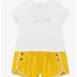 Linnen Shorts en T-shirt Set