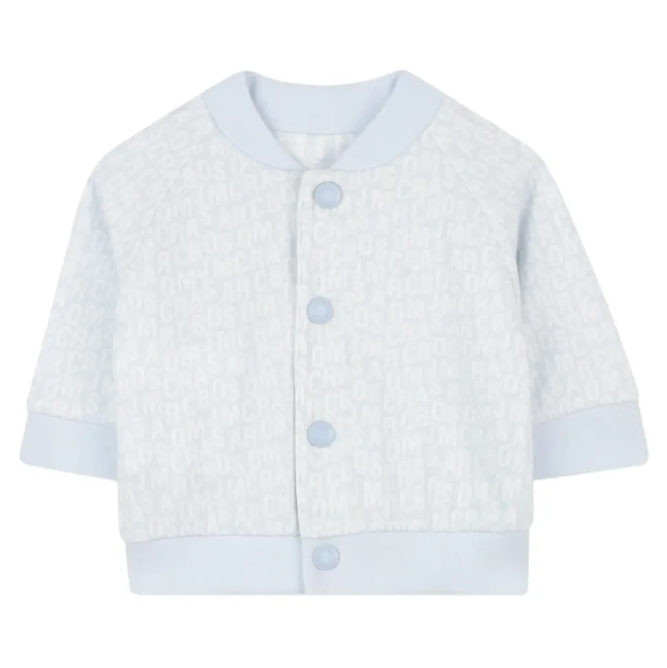 Logo Print Kleding Set Clear Blue