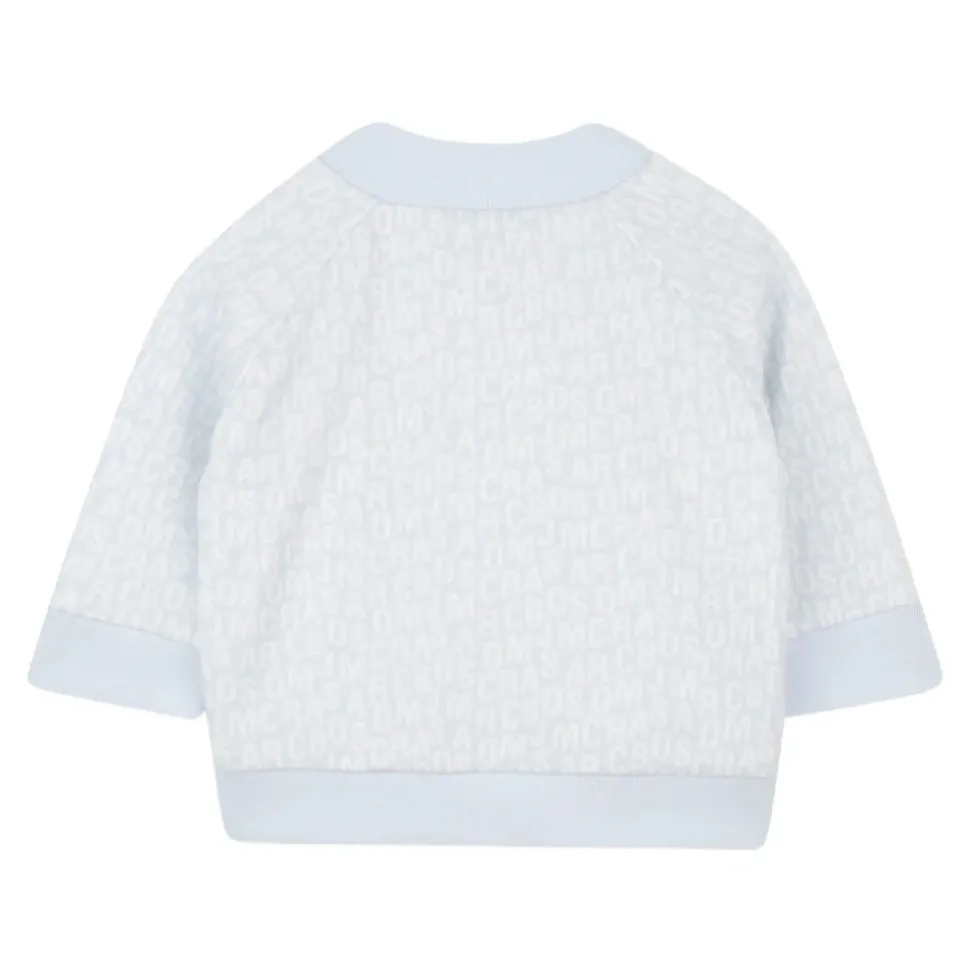 Logo Print Kleding Set Clear Blue