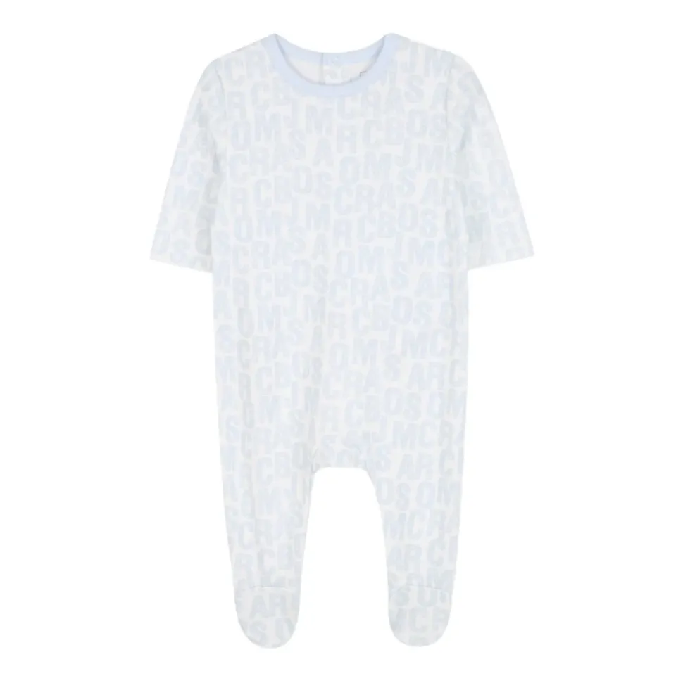 Logo Print Kleding Set Clear Blue