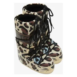 Luipaard Nylon Hoge Laarzen