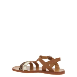 Luipaardprint Bruine Open Teen Sandalen