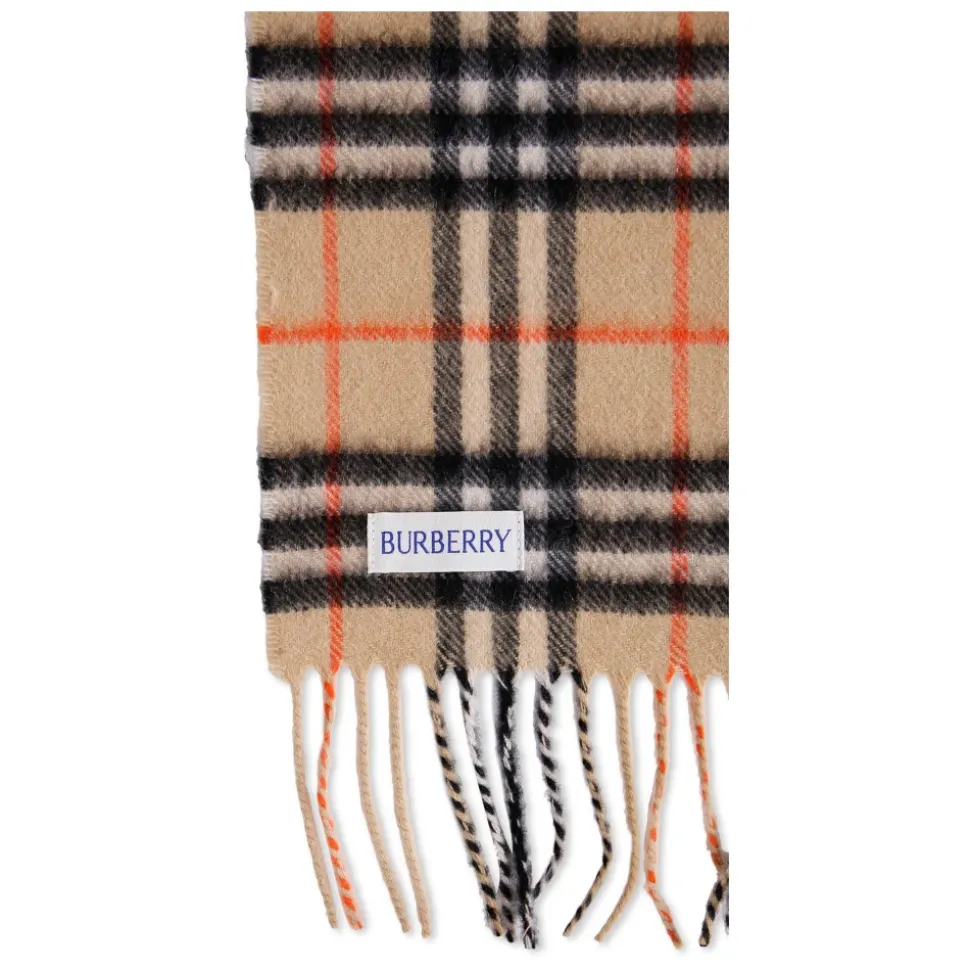 Luxe Beige Cashmere Sjaal met Franjes