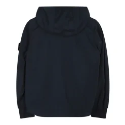 Marineblauwe Jas met Capuchon