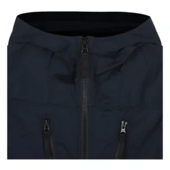 Marineblauwe Jas met Capuchon