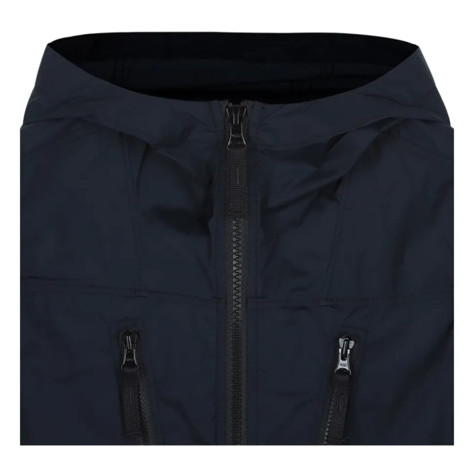 Marineblauwe Jas met Capuchon