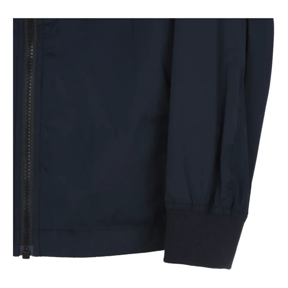 Marineblauwe Jas met Capuchon