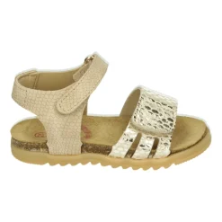 Meisjes Sandalen Taupe Leer Nubuck
