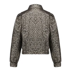 Metallic Leopard Bomberjack
