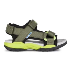 Militaire Lime Sandalen voor Jongens