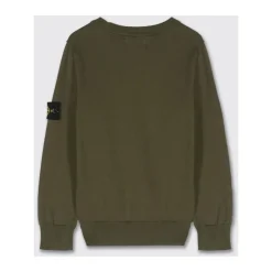 Militair-geïnspireerde Gebreide Trui