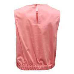 Mouwloze kindertop in roze