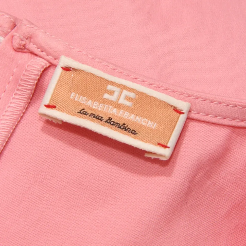 Mouwloze kindertop in roze