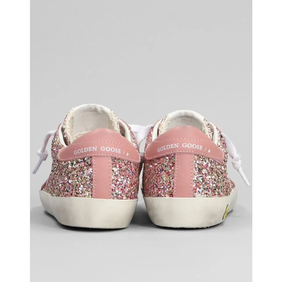 Multicolor Ash Rose Glitter Superstar Sneakers