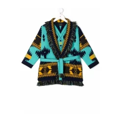 Multicolor Intarsia-gebreide Vest