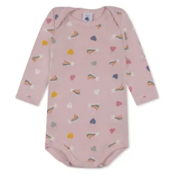 Multicolor katoenen body set met geborduurde details