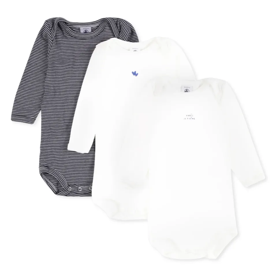 Multicolor katoenen body set met hartjes