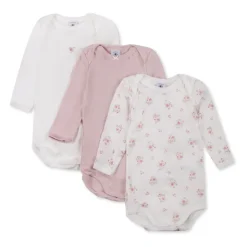 Multicolor Katoenen Bodyset met Geborduurde Details