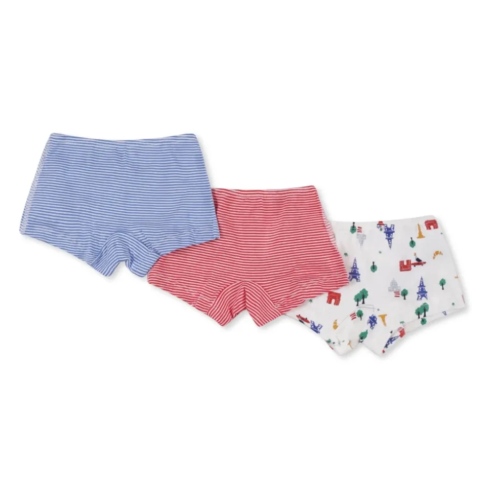 Multicolor katoenen boxerset