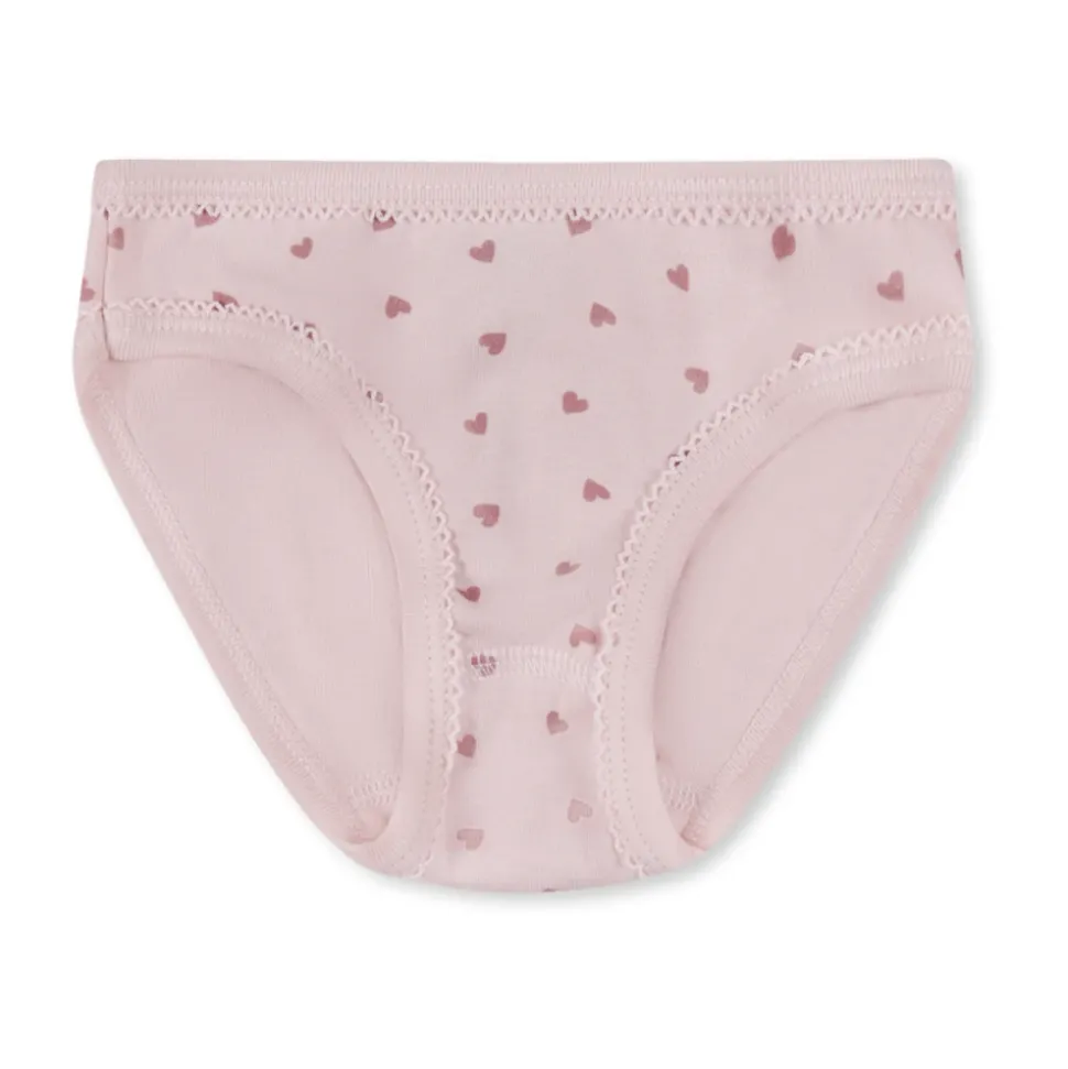 Multicolor Katoenen Onderbroeken Set met Hartjes