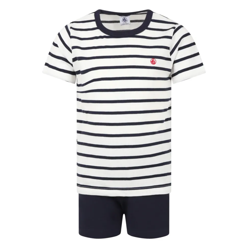 Multicolor Katoenen Pyjama met Logo Print