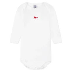 Multicolor katoenen rompertjes set met walvissen