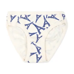 Multicolor katoenen slipjes set met kant