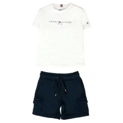 Multicolor Katoenen T-shirt en Shorts Set