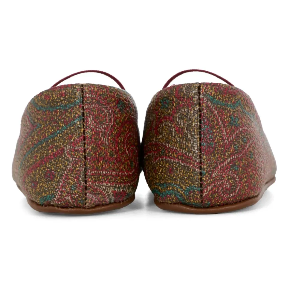 Multicolor Paisley Ballet Flats