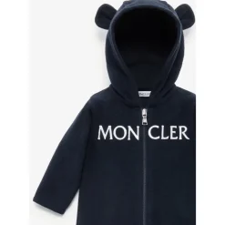 Navy Baby Logo Romper