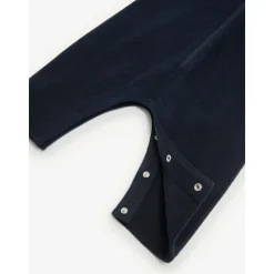 Navy Baby Logo Romper