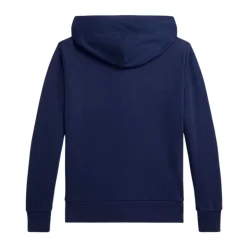 Navy Blauw Logo Hoodie Jas