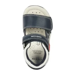 Navy Rode Sandalen