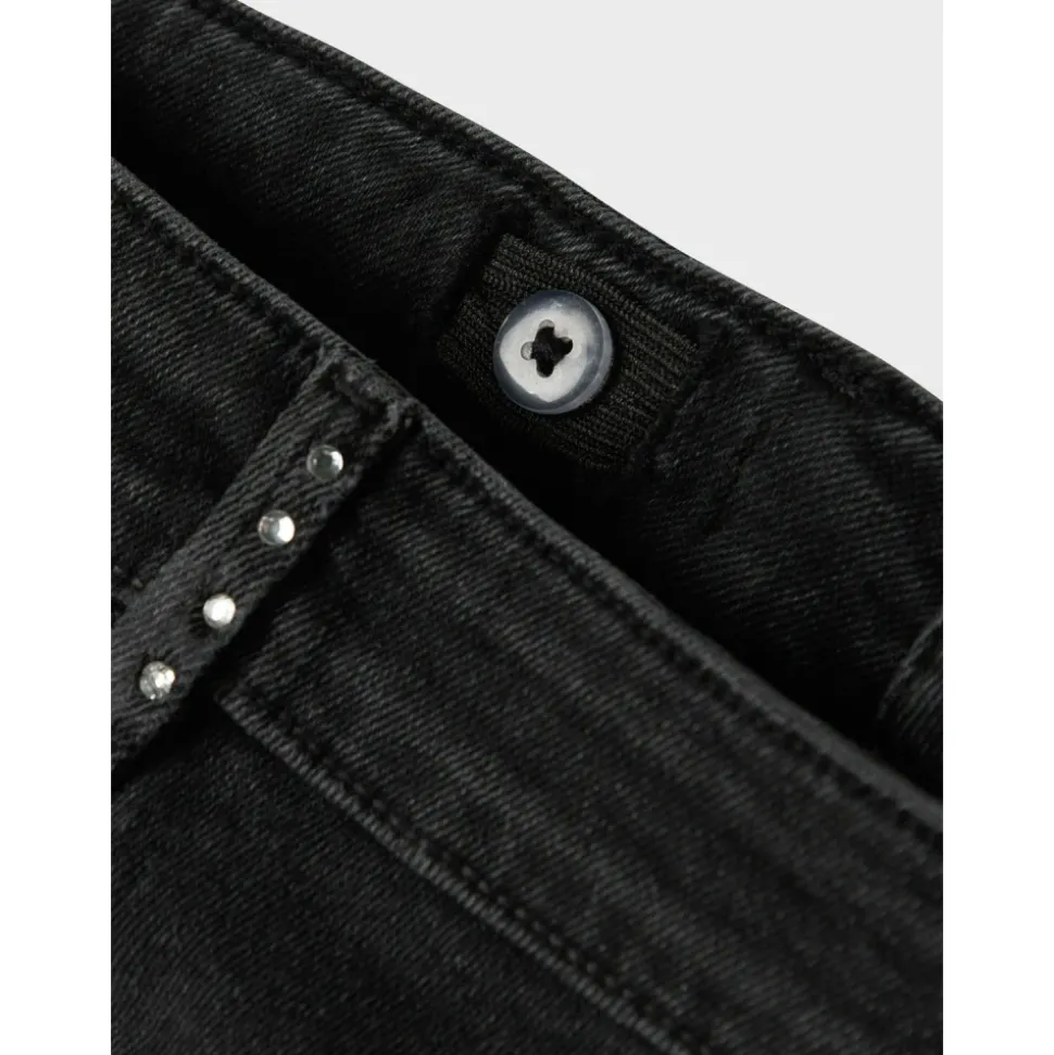 NKFROSE Wide Rhinestone Jeans 8810-