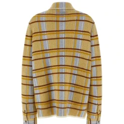 Oker Plaid Work Cashmere Jas