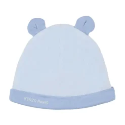 Olifantprint Beanie en Slabbetje Set