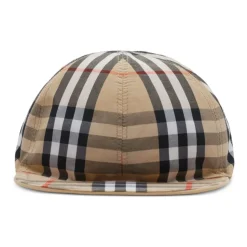 Omkeerbare Katoenen Hoed met Ruitpatroon