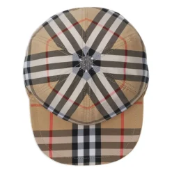 Omkeerbare Katoenen Hoed met Ruitpatroon