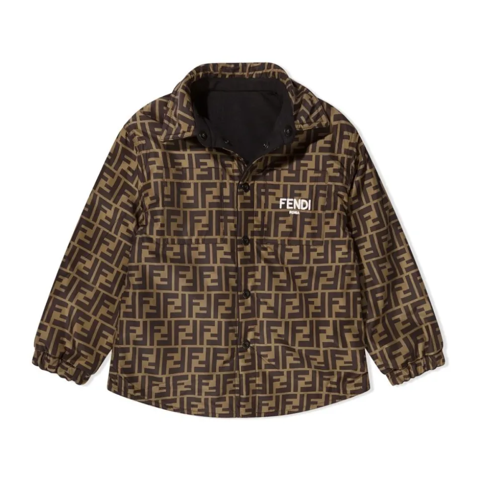 Omkeerbare Monogramjas met FF-print