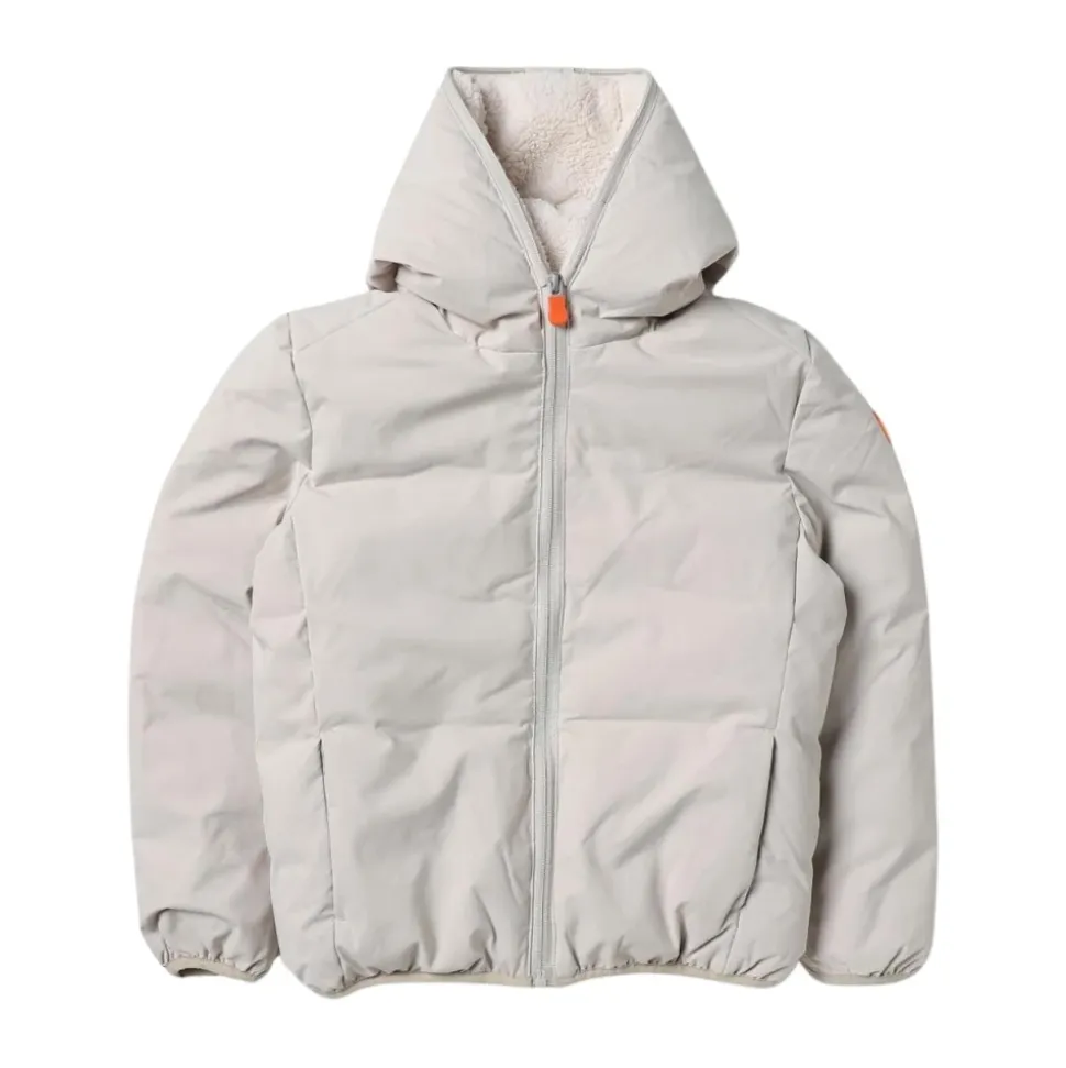 Omkeerbare Puffer Jas met Capuchon
