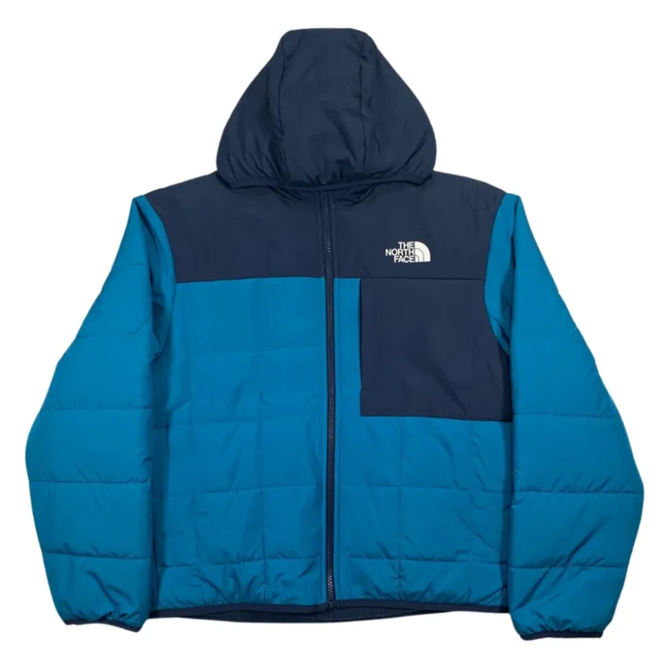 Omkeerbare Turquoise Blauwe Kinderjas