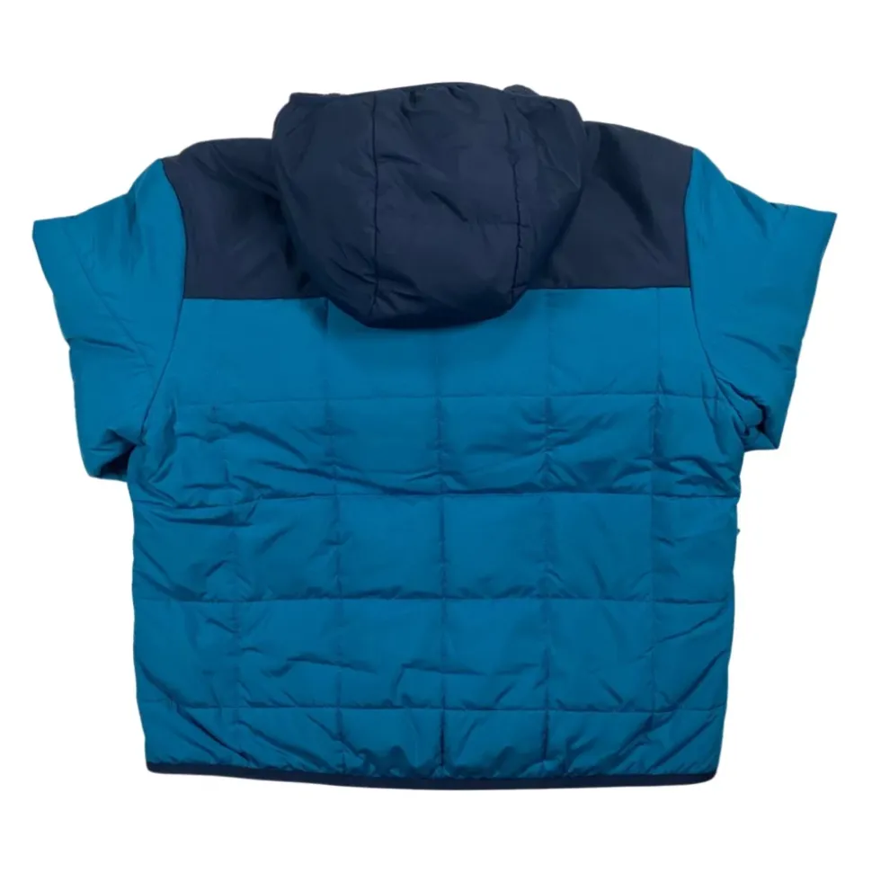 Omkeerbare Turquoise Blauwe Kinderjas