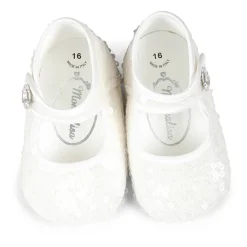 Pailletten Ballerina's met Enkelband