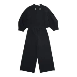 Pak met kraalkraag in technische stretchstof