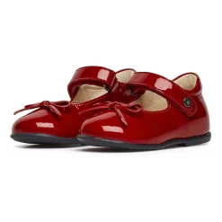 Patent leather ballet flats with strap BALLET