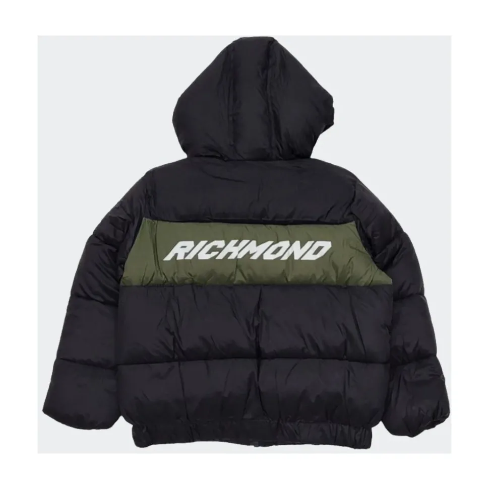 Piumino Bicolore con Stampa Logo